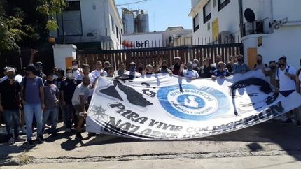 El sindicato encabezó una protesta en la planta de Llavallol. El sindicato encabezó una protesta en la planta de Llavallol.
