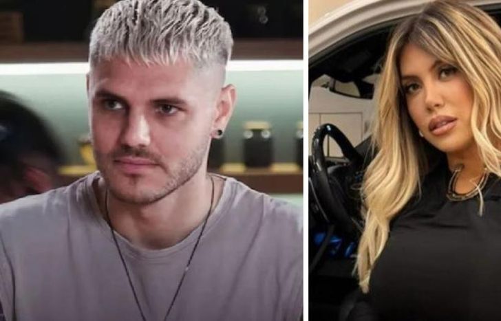 Mauro Icardi y Wanda Nara.