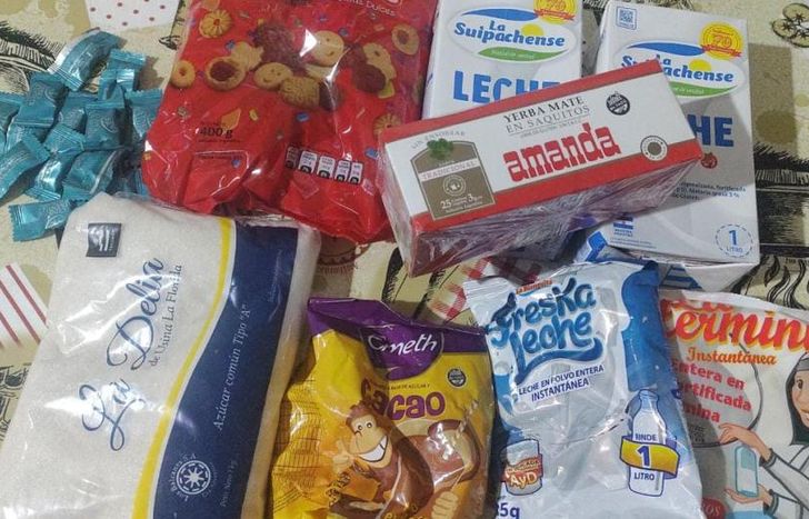 Pudieron ayudar a unas 30 familias del Barrio Santa Marta.