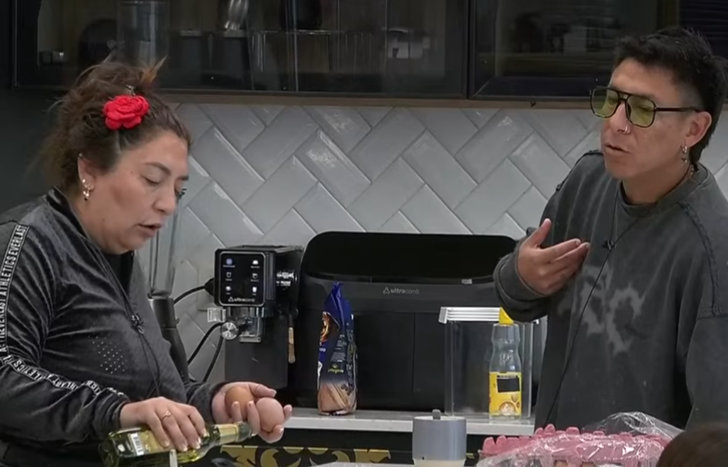 Pincoya y Brian Sarmiento en Gran Hermano Generación Dorada.&nbsp;