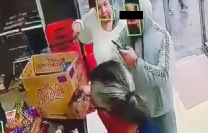 El momento en que balearon a la joven de Lomas de Zamora.