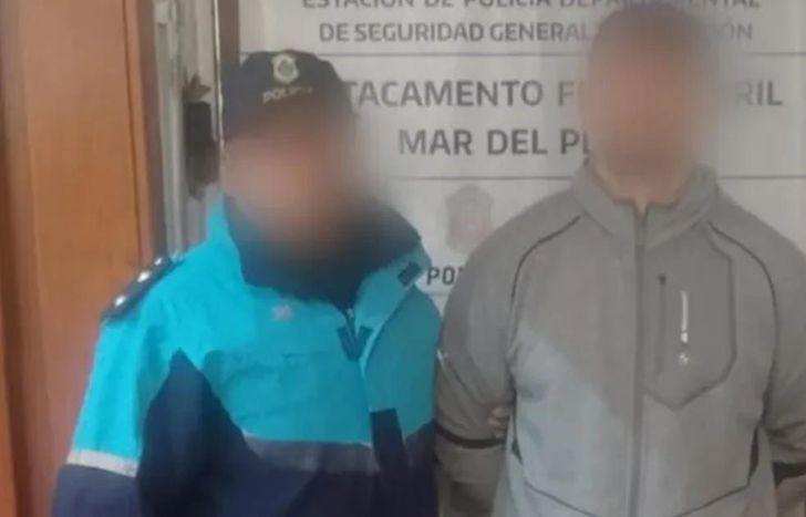 Lo bajaron del micro y lo llevaron a la comisaría.