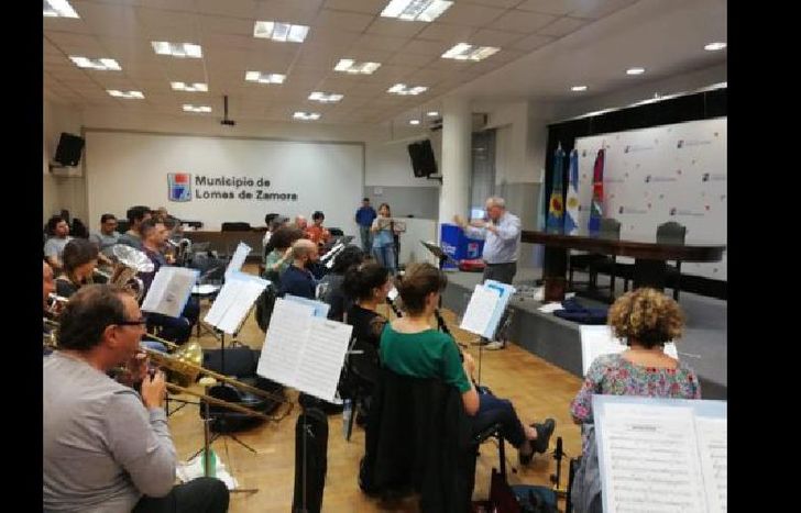 la banda municipal participará del cumpleaños.