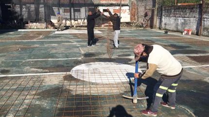 Se hicieron 22 canchas de fútbol.