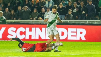 Giménez tuvo tres chances claras frente a Armani.