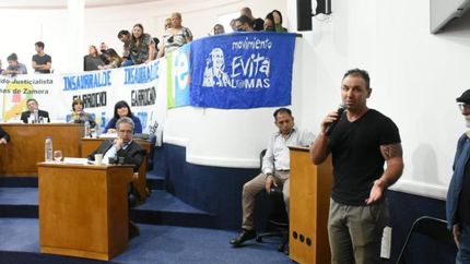 En la jornada de presentación del proyecto en el HCD.