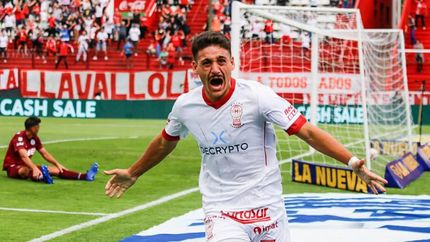 Cóccaro abrió el marcador para Huracán. Cóccaro abrió el marcador para Huracán.
