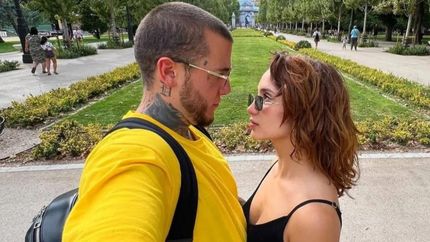 Alex Caniggia y Melody Luz, separados.