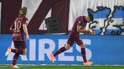 Díaz anticipó y marcó para Lanús.
