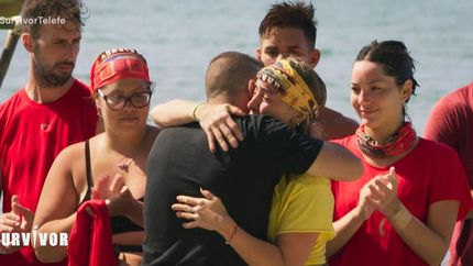 El llanto de una sobreviviente de Cromañón en Survivor.