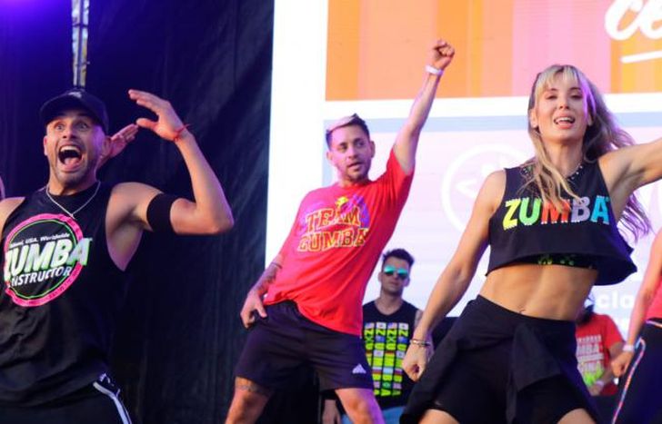 Con la mejor energía zumbera.