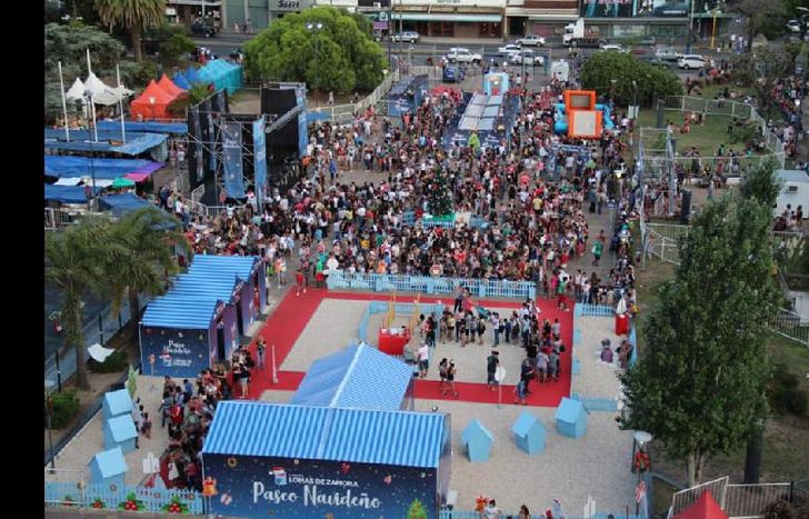 el paseo navideño está repleto de actividades para los más chicos y las familias.