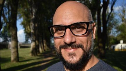 Fierita Catalano, apasionado de Banfield.