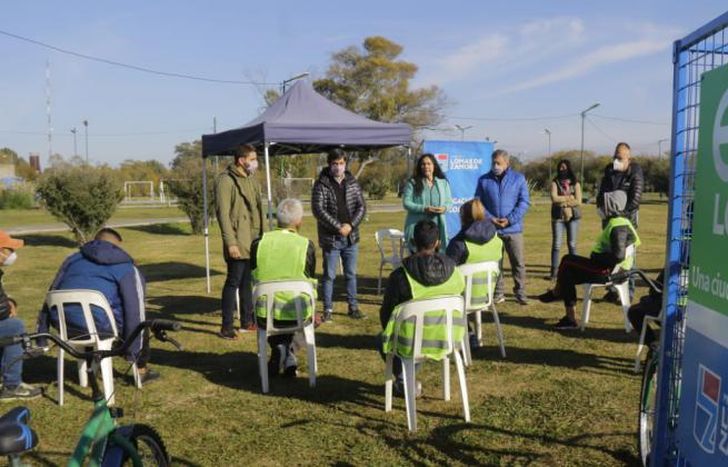 La jornada se realizó junto a recuperadores urbanos.