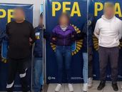 Cuatro de los nueve detenidos.