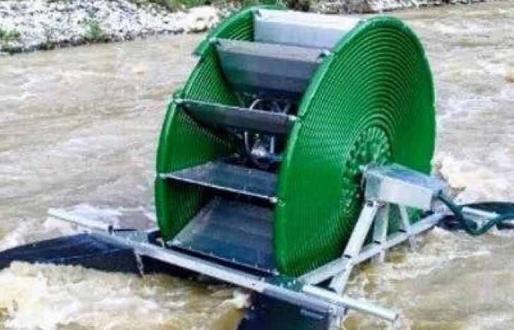 Un modelo de generador que se colocará en el Arroyo del Rey.