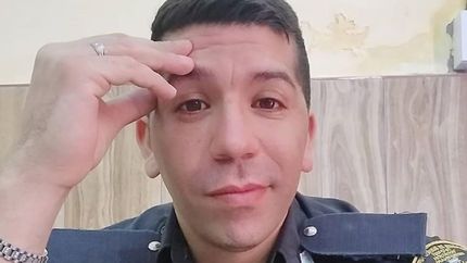 Walter, el policía de Lomas que falleció en un accidente.