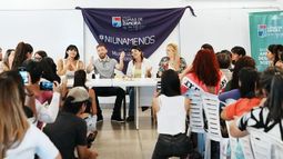 Hicieron el cierre de año del programa junto a vecinas y referentas.