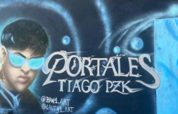 El mural se encuentra en Monte Grande.