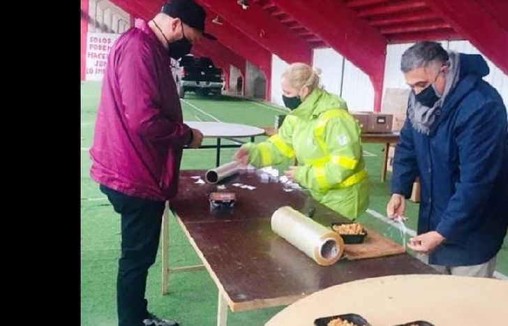 El club realizó decenas de acciones solidarias en las últimas semanas.