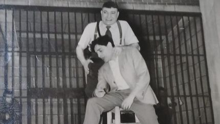 Juan Carlos y José en plena actuación. Un recuerdo que se mantiene más vivo que nunca en Banfield.