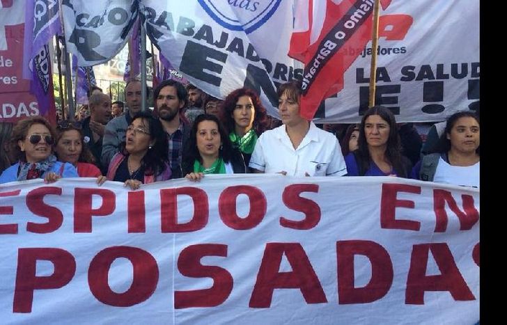 Los trabajadores, en pie de lucha.