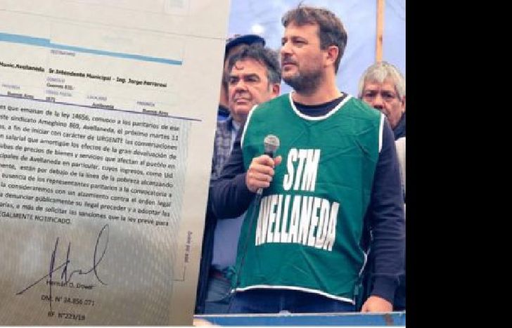 El titular del STMA le envió una carta documento al intendente en busca de retomar el diálogo.