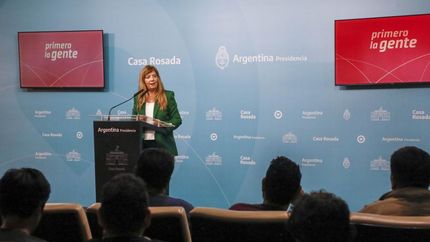 La portavoz de la Presidencia, Gabriela Cerruti.