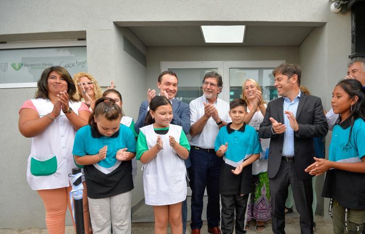 Axel Kicillof destacó la conectividad en las escuelas.