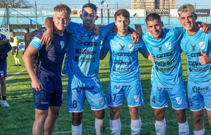 Sosa, junto a Toledo, Reinhart y Díaz, los otros pibes del Cele.