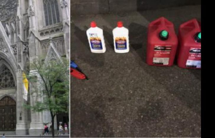 El ya detenido llegó a derramar un poco de gasolina en el interior de la Catedral.
