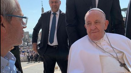 El momento del encuentro, el cual fue emotivo.