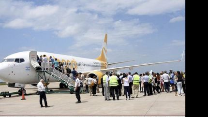 Flybondi, una línea aérea impulsada por el Gobierno.