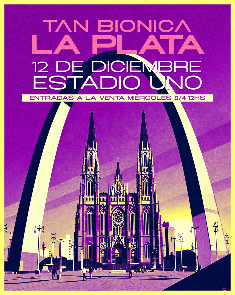 Tan Biónica en La Plata. 