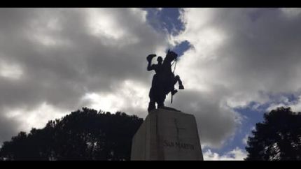 San martín tiene su monumento en la grigera.