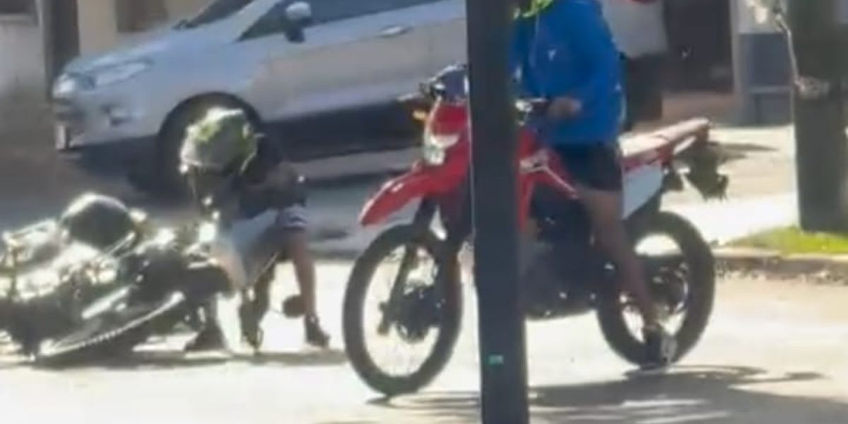 Un testigo había filmado el ataque motochorro.