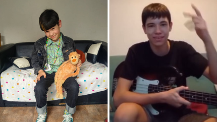 De ayer a hoy: el joven de Lomas que desde muy chico quiere ser artista. De ayer a hoy: el joven de Lomas que desde muy chico quiere ser artista.