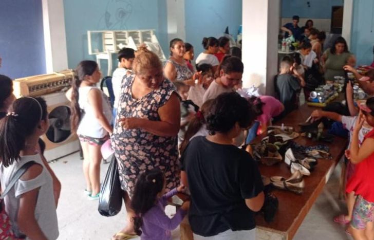 A la institución asisten cientos de chicos y adultos.