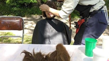 El Grupo Scout recibe mechones de pelo durante todo el año.