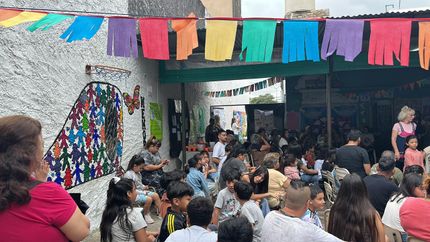 Los vecinos de Lomas asistieron masivamente durante al evento.