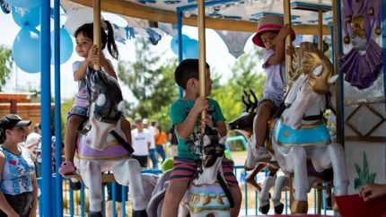 El carrousel funciona todos los días de 16 a 21.