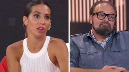 Fuerte cruce de la panelista.