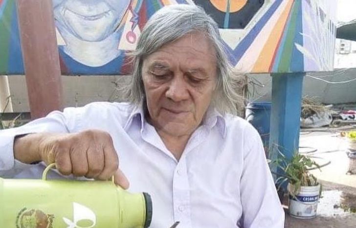 Carlos desde hace 18 años participaba de la Toma.