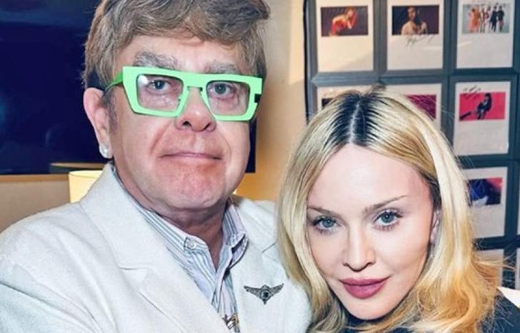 Elton John y Madonna.