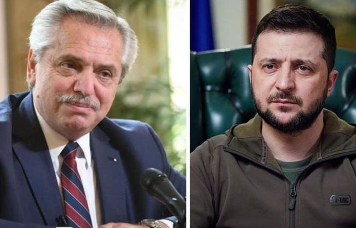 Alberto Fernández y Volodomir Zelenski hablaron durante 35 minutos.