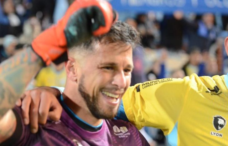 Francisco Rago, uno de los héroes en el triunfo de Temperley ante River.