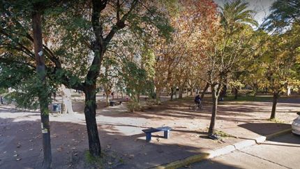 Fue en la Plaza San Martín, en Turdera.
