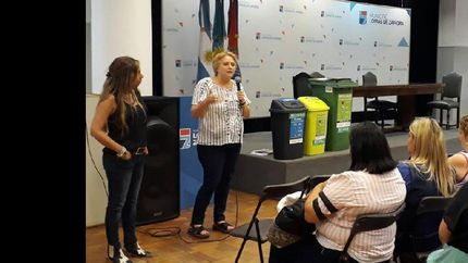 presentaron la red municipal de reciclado.
