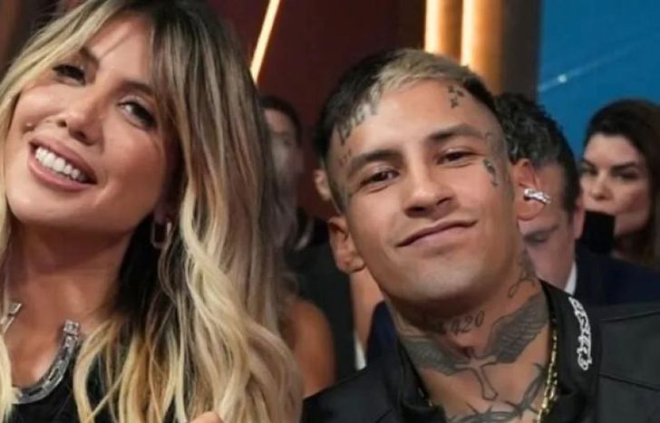 Wanda Nara y L-Gante.