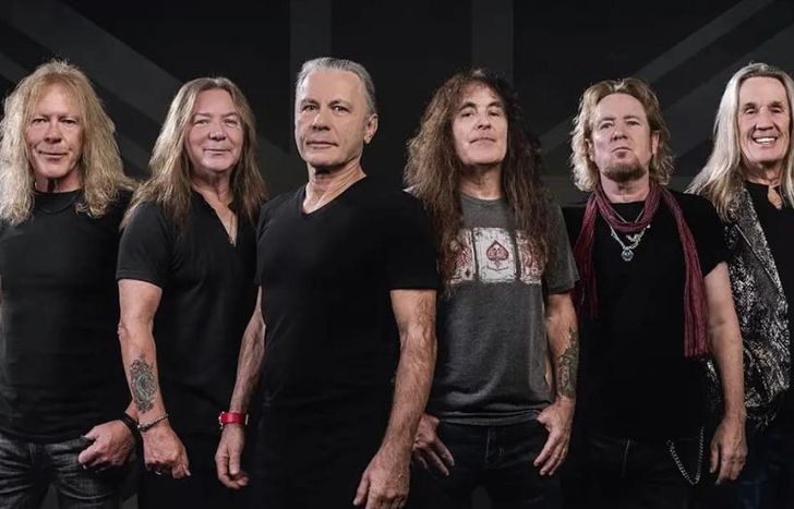 La formación actual de Iron Maiden.